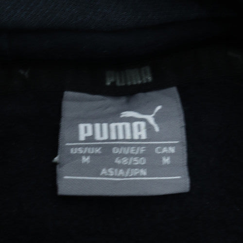 Puma Men's Black Pullover Hoodie M Graphic Sports Fleece
