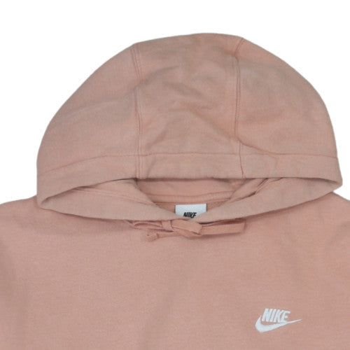 Nike Womens Pink Pullover Hoodie M Hooded Sweatshirt Casual