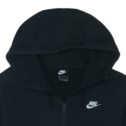 Nike Men's Black Full Zip Hoodie Size M Fleece Sportswear