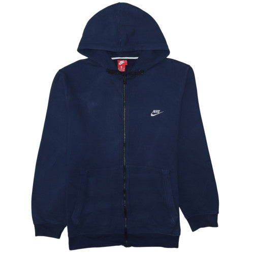 Nike Men's Navy Blue Full Zip Hoodie XL Classic Sportswear