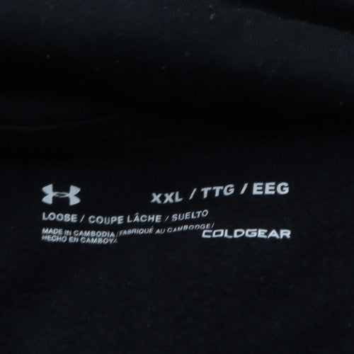 Under Armour Men’s Black 2XL Full Zip Hoodie ColdGear Fleece