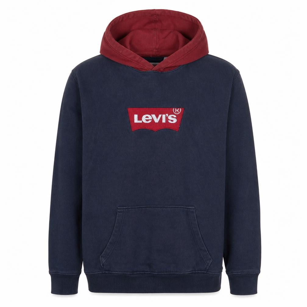 Levi's Men Blue 2XL Pullover Hoodie with Logo Graphic