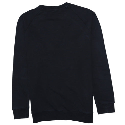 Adidas Mens Black Medium Crew Neck Pullover Sweatshirt