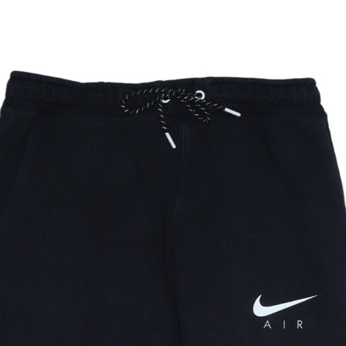 Nike Men's Black Air Logo Joggers Size S Regular Fit Fleece