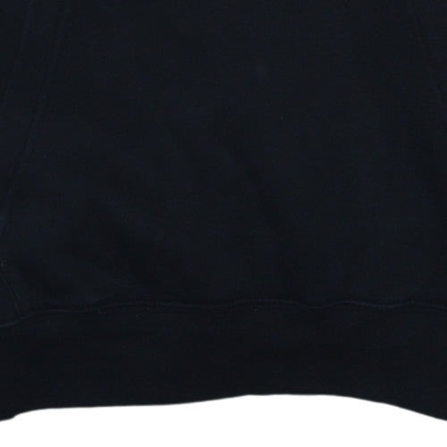 Nike Men's Black Small Pullover Hoodie Fleece Logo Sweatshirt