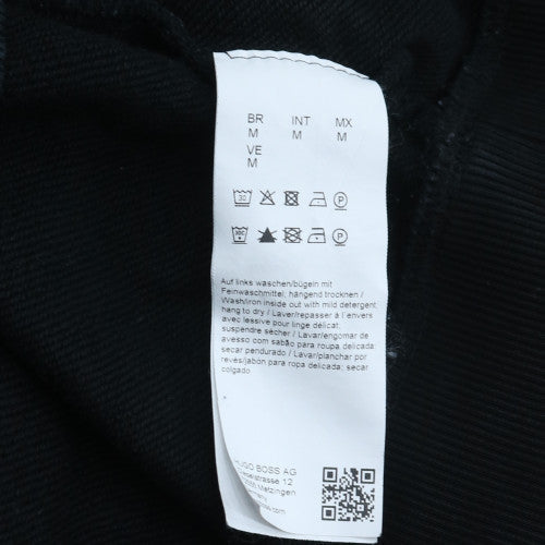 Hugo Boss Men's Black Crew Neck Logo Sweatshirt Size M