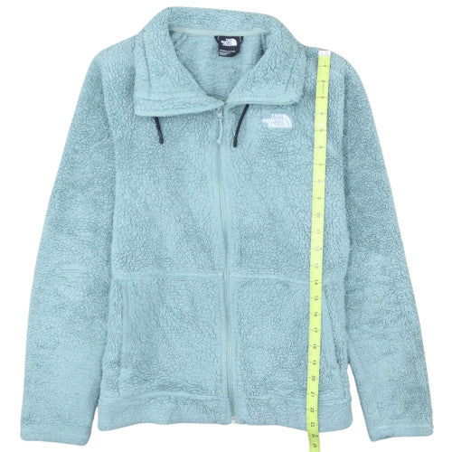 The North Face Women Blue Fleece Full Zip Jacket Size M