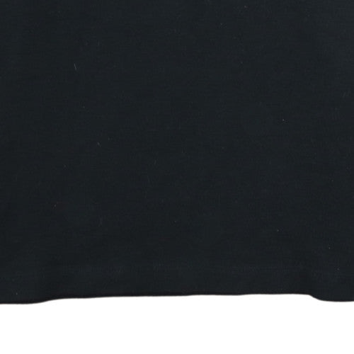 Hugo Boss Men's Black XL 1/4 Zip Cotton Knit Jumper