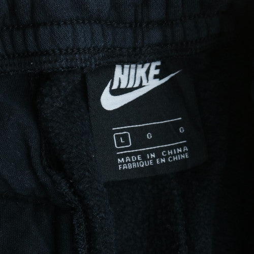 Nike Men's Black Fleece Sweatpants L Regular Fit Tapered Joggers