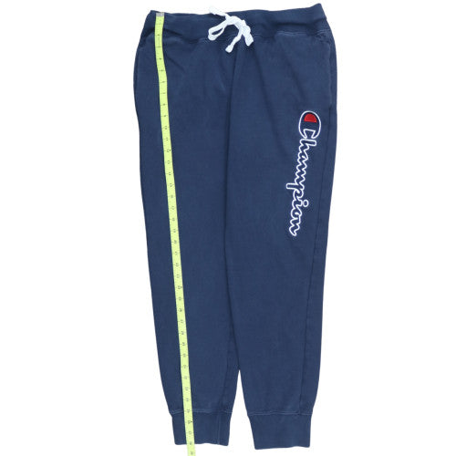 Champion Men's Blue XL Logo Sweatpants Joggers Comfy Casual