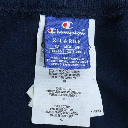 Champion Men's Blue XL Logo Sweatpants Joggers Comfy Casual