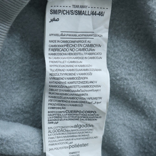 Under Armour Men's Grey Small Full Zip Hoodie with Logo Detailing