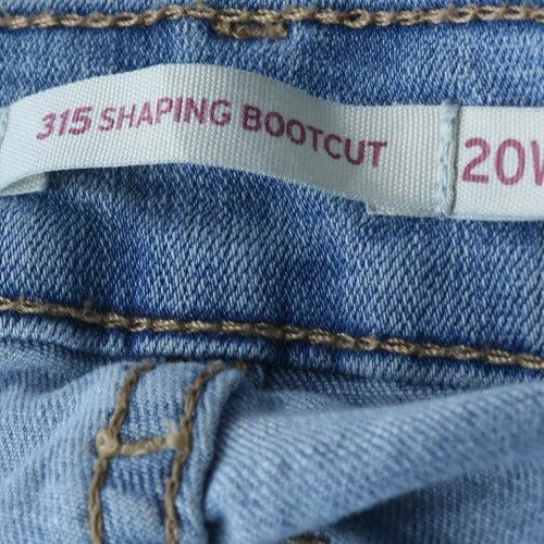 Levi's Women's Blue 315 Shaping Bootcut Stretch Denim Jeans Size 20W