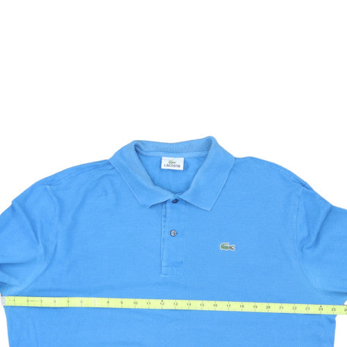 Lacoste Men's Blue Long Sleeve Cotton Polo Shirt 3XL