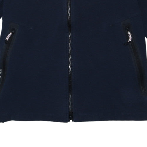 Nike Men's Navy Full Zip Hoodie L BARCA Logo Athletic Style