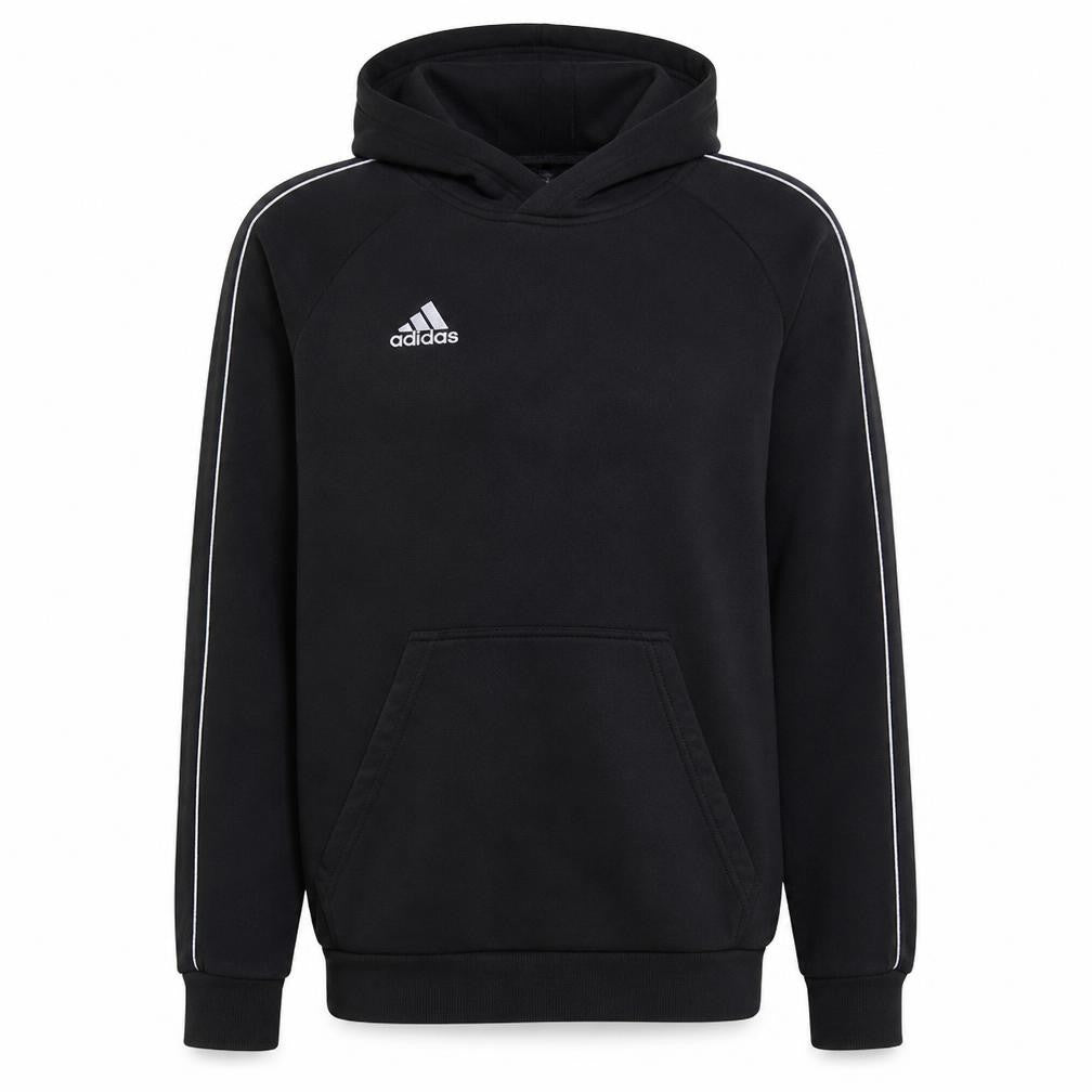 adidas Men Black Pullover Hoodie Fleece Regular Fit Size L