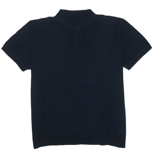 Chaps Men's Black 2XL Cotton Polo Shirt Classic Fit