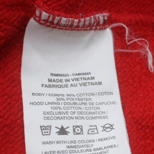 Nike Men's Red Georgia Pullover Hoodie Size L Fleece Sportswear