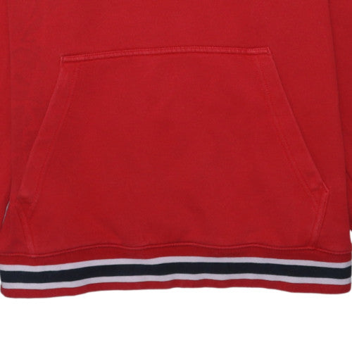 Nike Men's Red Georgia Pullover Hoodie Size L Fleece Sportswear