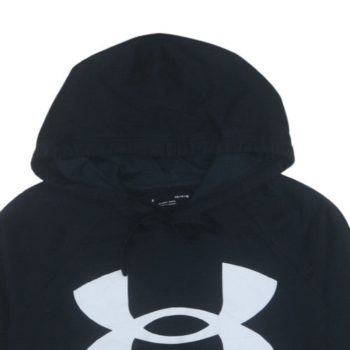 Under Armour Men's Black Pullover Hoodie L Loose Fit Sportswear