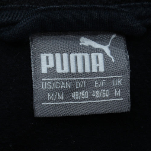 Puma Men's Black Full Zip Hoodie Medium Sports Fleece Jacket