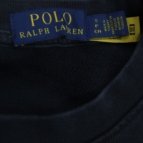 Ralph Lauren Men's Blue Crew Neck Cotton Sweatshirt Size S