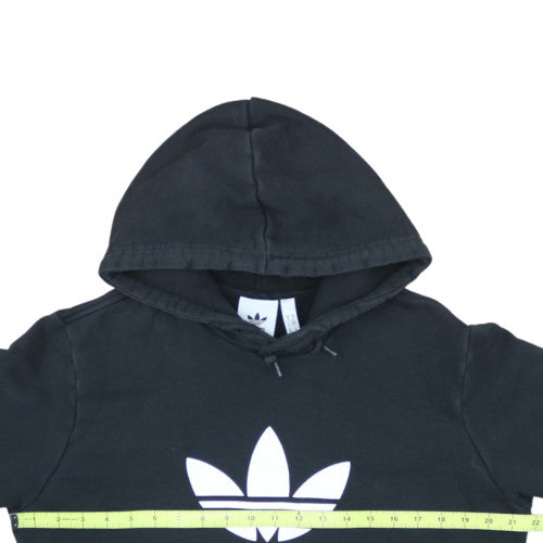 Adidas Men's Black Pullover Hoodie M Sports Logo Fleece