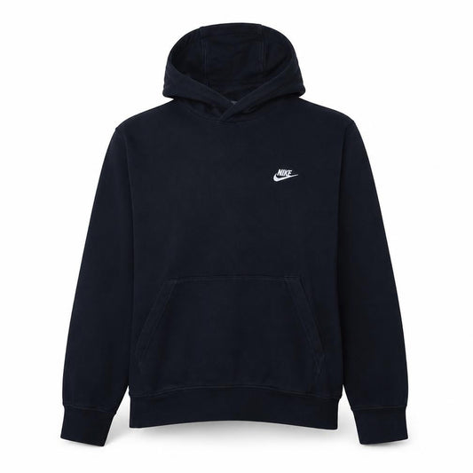 Nike Men's Black Pullover Hoodie L Fleece Regular Fit Sportswear