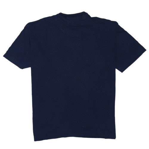 Adidas Mens Navy Blue Crew Neck Short Sleeve Cotton T-Shirt M
