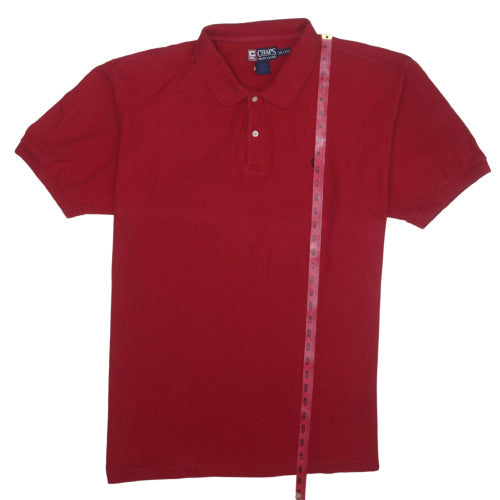 Chaps Ralph Lauren Men's Red 2XL Cotton Short Sleeve Polo Shirt