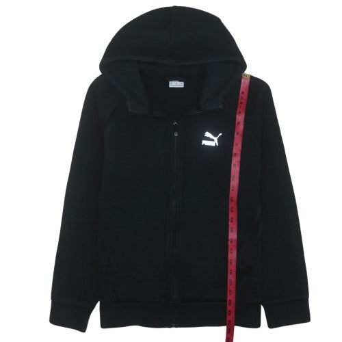 Puma Men's Black Full Zip Hoodie Size M Regular Fit Sportswear