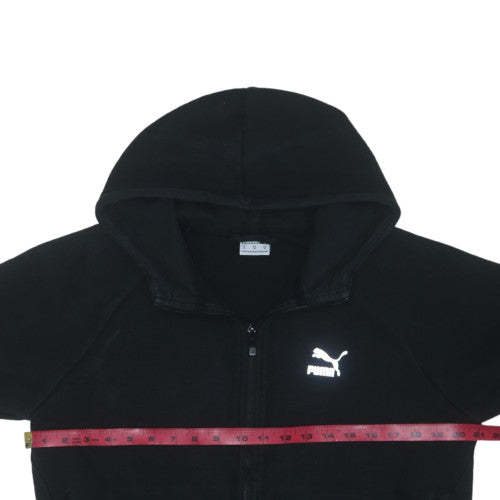 Puma Men's Black Full Zip Hoodie Size M Regular Fit Sportswear