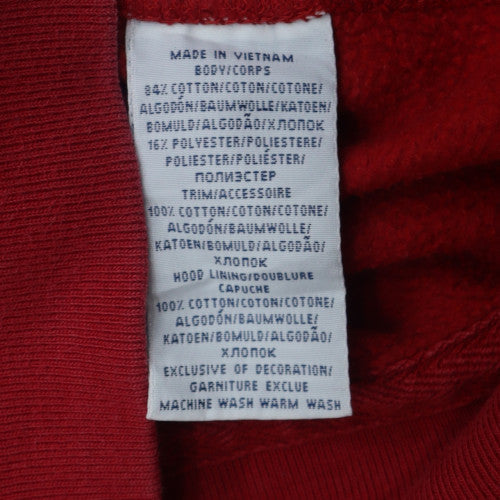 Polo Ralph Lauren Men's Red Full Zip Hoodie Size M