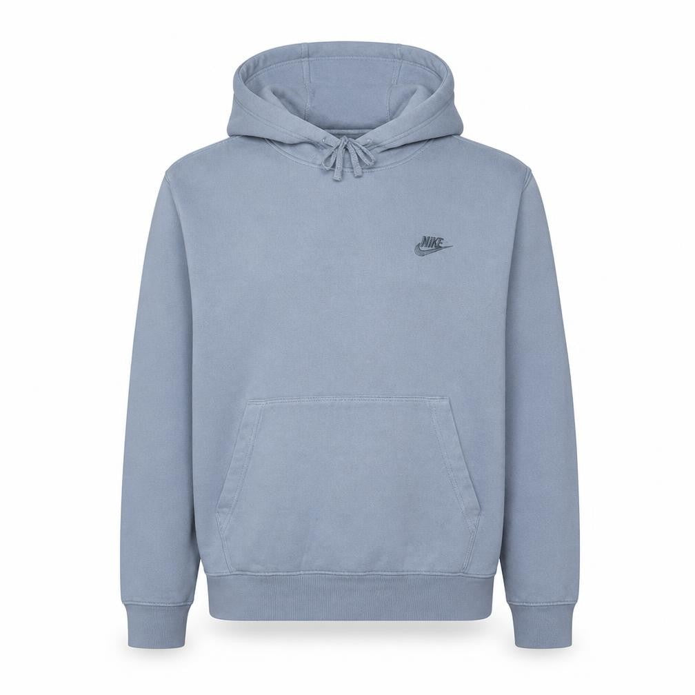 Nike Men’s Grey Pullover Hoodie Size S Regular Fit Fleece Sweatshirt