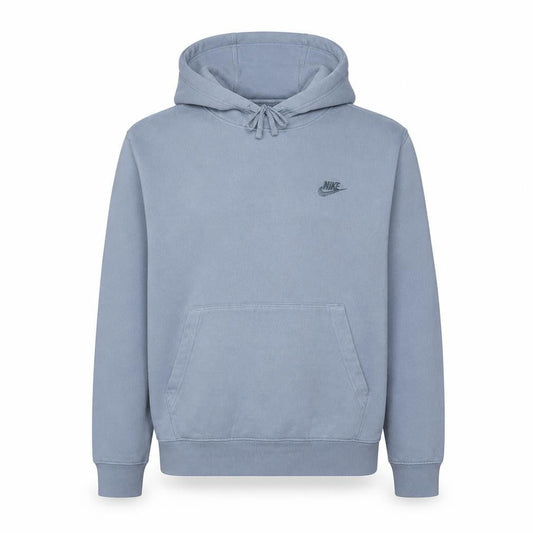 Nike Men’s Grey Pullover Hoodie Size S Regular Fit Fleece Sweatshirt