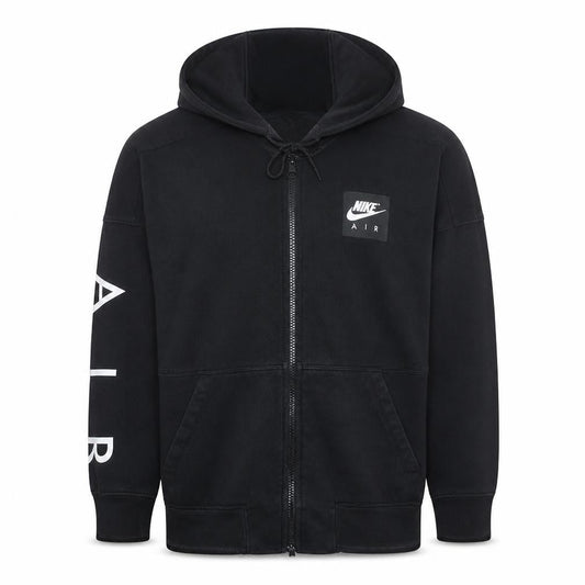 Nike Men’s Black Full Zip Hoodie S Fleece Sportswear