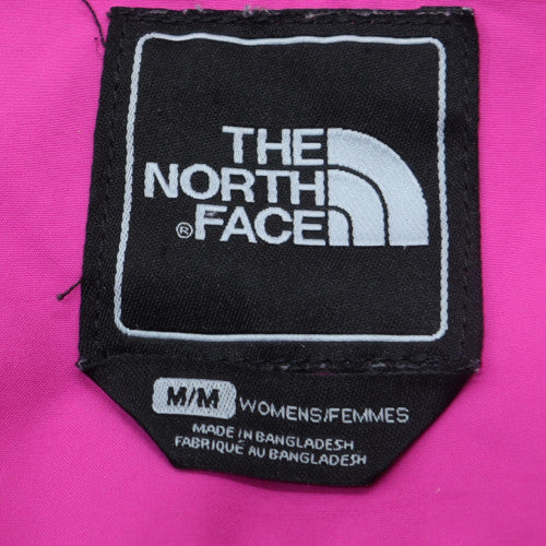 The North Face Pink Unisex Adults M Waterproof Hooded Rain Jacket
