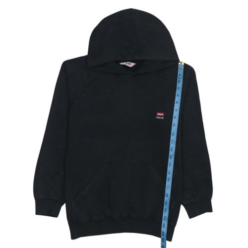 Levi's Men's Black Small Pullover Hoodie Logo Sweatshirt