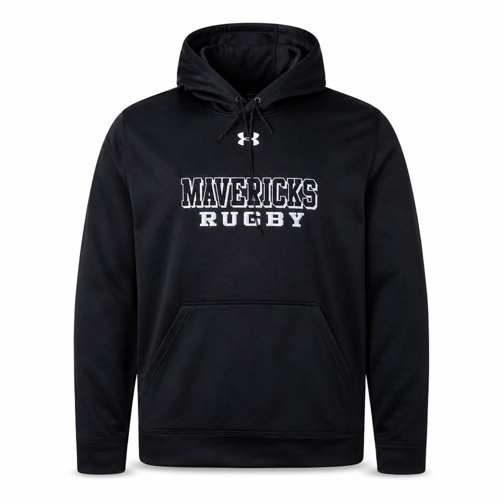 Under Armour Men's Black XL Pullover Hoodie Mavericks Rugby Graphic