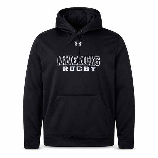 Under Armour Men's Black XL Pullover Hoodie Mavericks Rugby Graphic