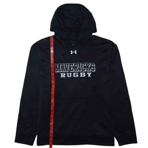 Under Armour Men's Black XL Pullover Hoodie Mavericks Rugby Graphic