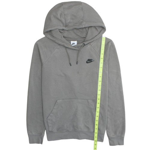 Nike Men's Grey Pullover Hoodie Small Regular Fit Fleece