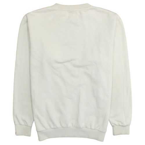 Ellesse Men's Beige Crew Neck Pullover Sweatshirt L Regular Fit