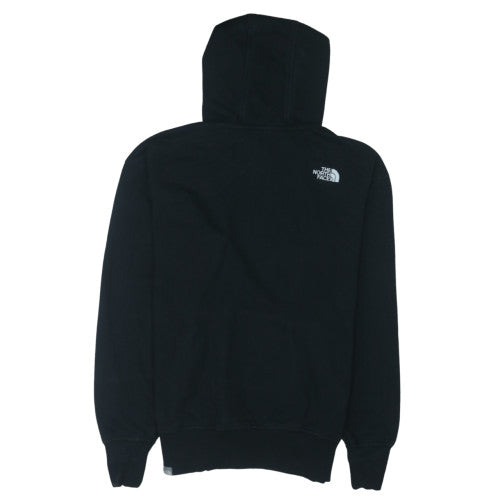 The North Face Men Black L Pullover Hoodie Cotton Blend Logo