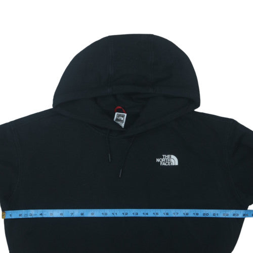The North Face Men Black L Pullover Hoodie Cotton Blend Logo