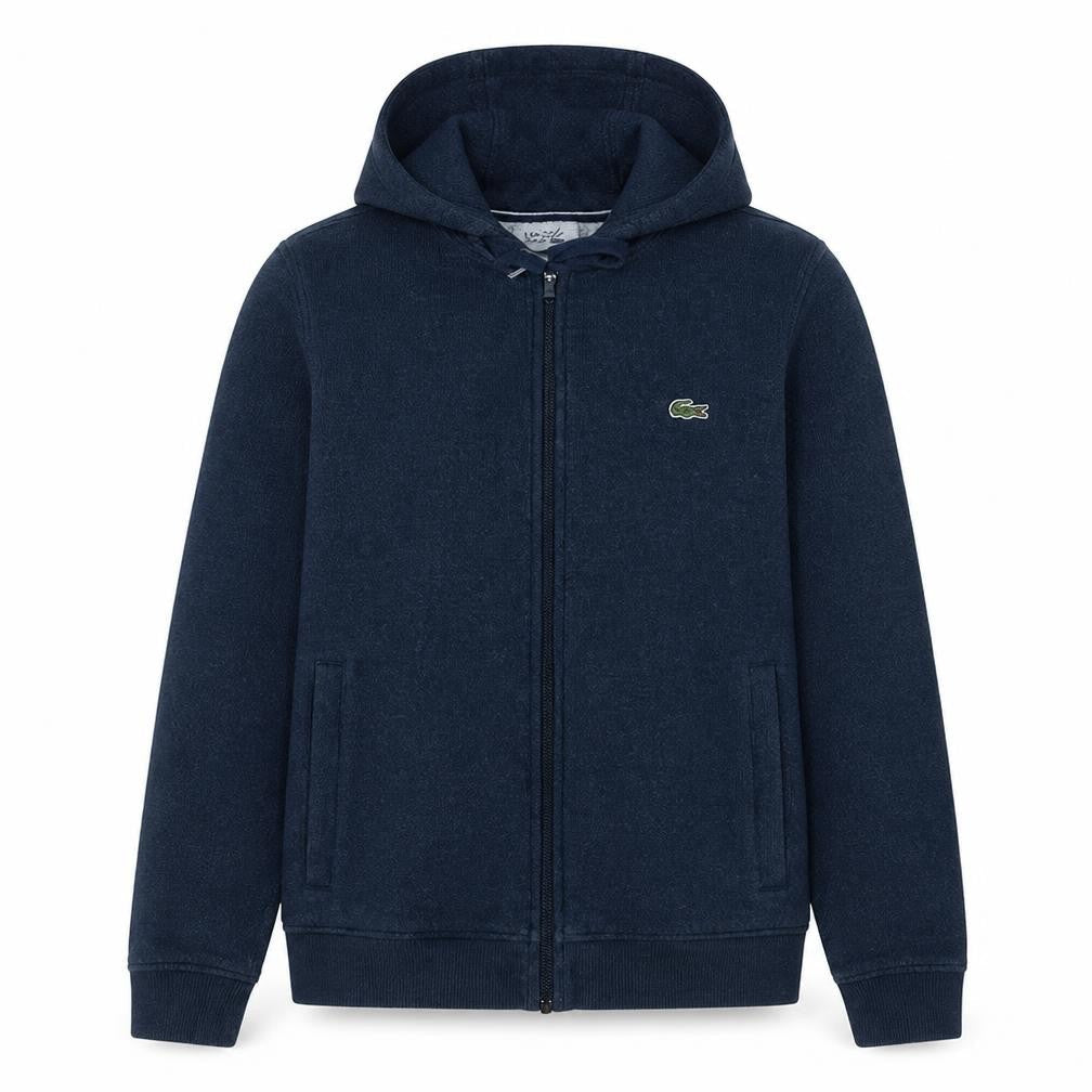 Lacoste Sport Men's Blue Full Zip Hoodie Size S Regular Fit