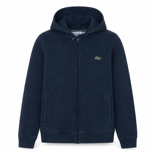 Lacoste Sport Men's Blue Full Zip Hoodie Size S Regular Fit