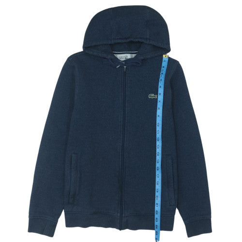 Lacoste Sport Men's Blue Full Zip Hoodie Size S Regular Fit