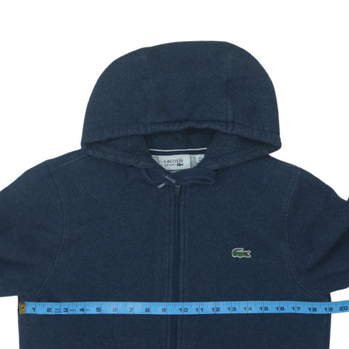 Lacoste Sport Men's Blue Full Zip Hoodie Size S Regular Fit