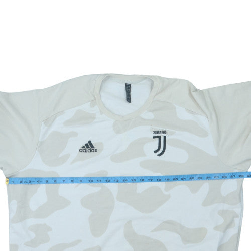 Adidas Men's Beige 3XL Juventus Camouflage Crew Neck Sweatshirt
